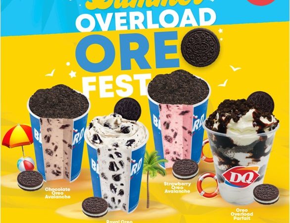Dairy Queen launches summer flavor Overload Oreo Fest with 3 re-imagined Oreo Flavors