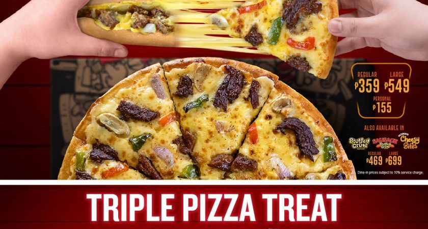 Treat your Dad this Father’s Day to the Philly Cheesesteak Pan Pizza from Pizza Hut!
