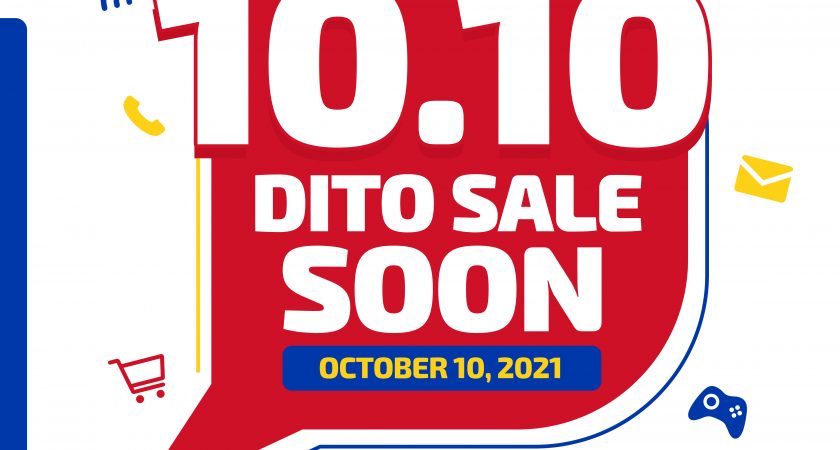 DITO Telecommunity sale at Lazada and Shopee on 10.10